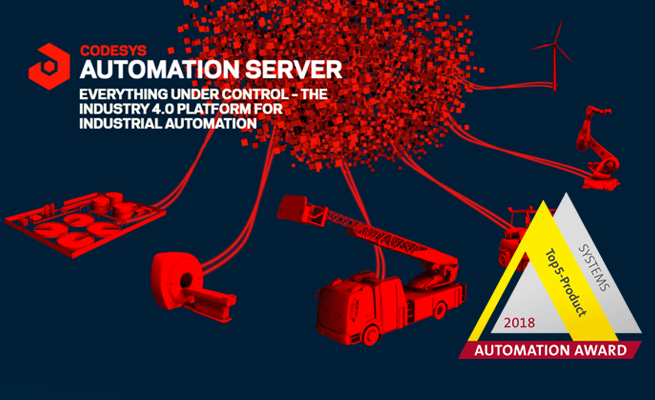 CODESYS 工業(yè)云產(chǎn)品獲得2018德國自動化獎提名，紐倫堡SPS展會上將最終揭曉獎項